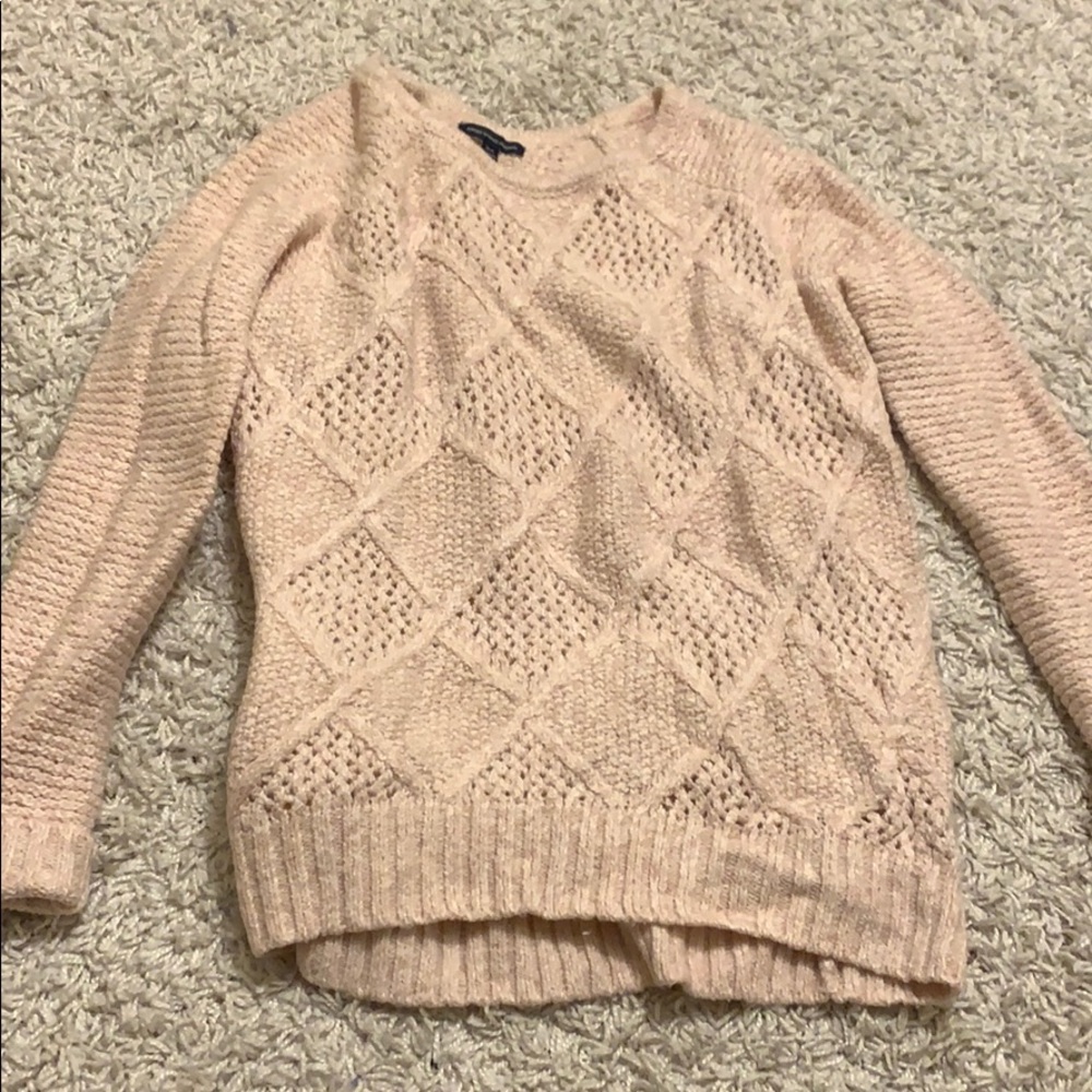 CREAM/PINK sweater